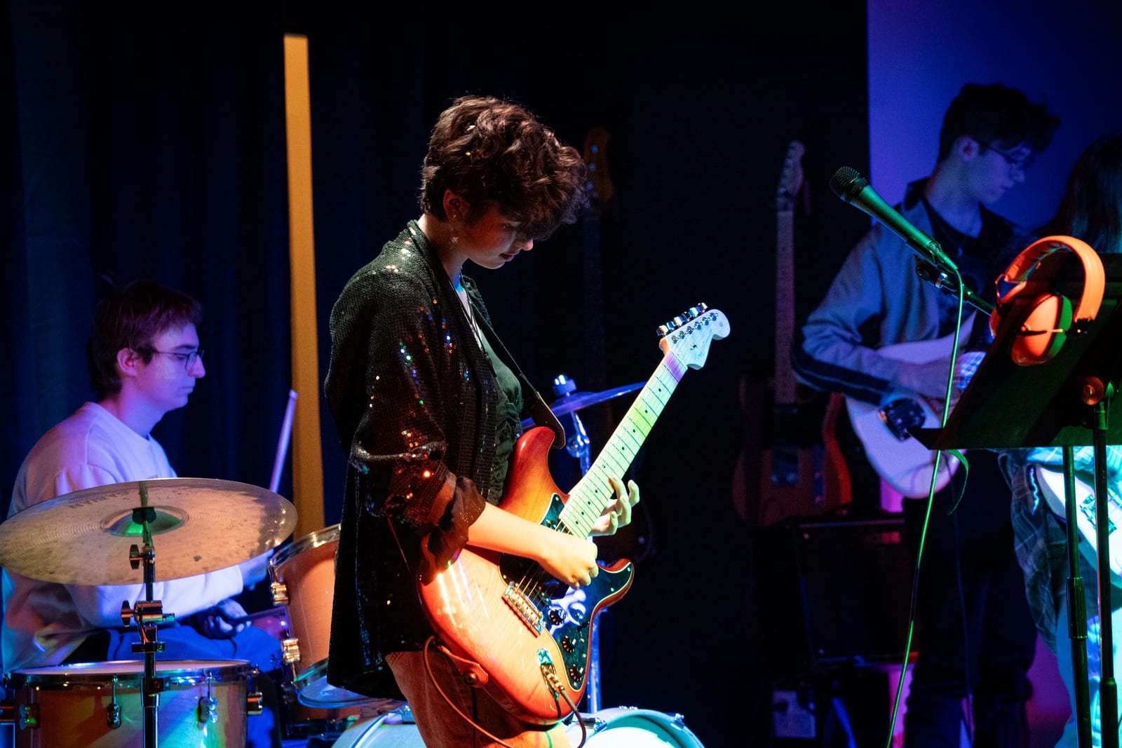 Live student showcase performance at Twelve Tone Music School in Glenview, IL